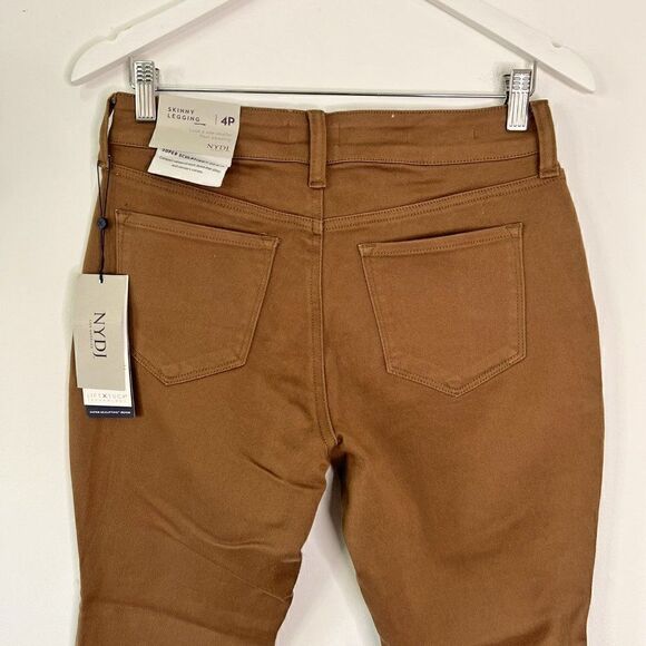 NEW NYDJ Ami Brown Lift Tuck Stretch Denim Skinny Legging Jeans - Picture 6 of 10